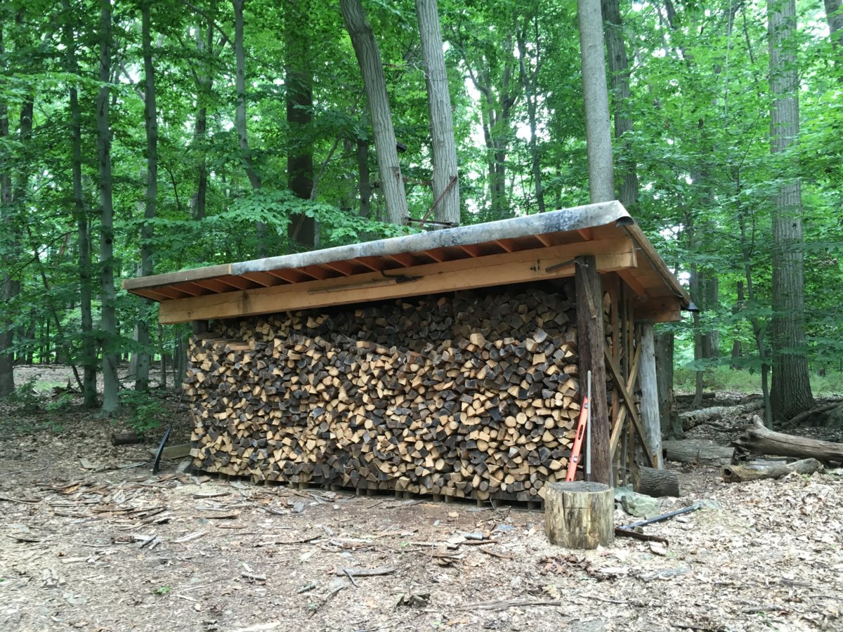 Auxiliary Wood Shed Build