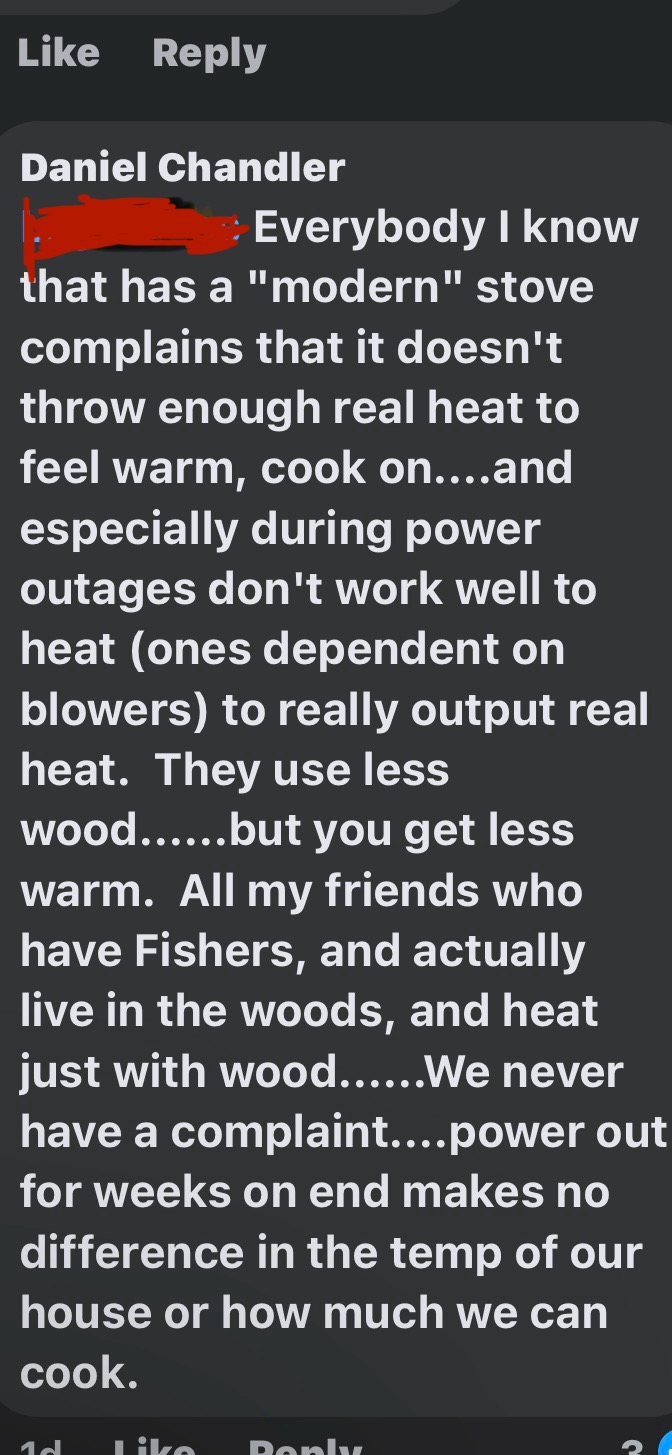 This is what this guy said bout epa wood burning stove.