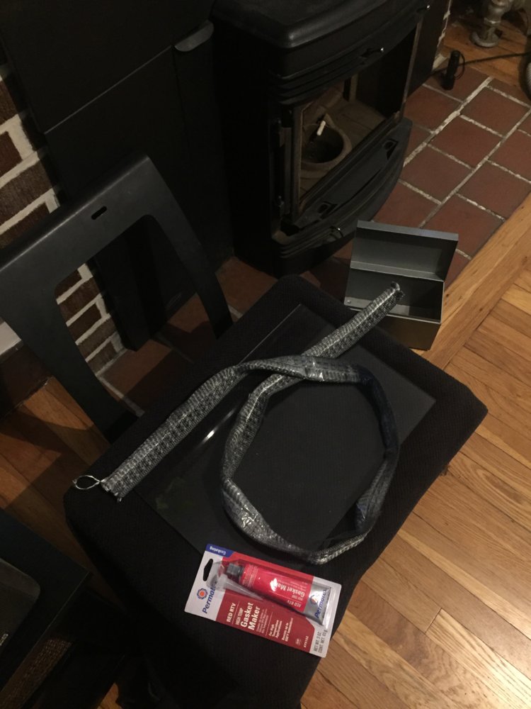 love our pellet stove/attempting our first door gasket replacement/Can you help? (LONG)