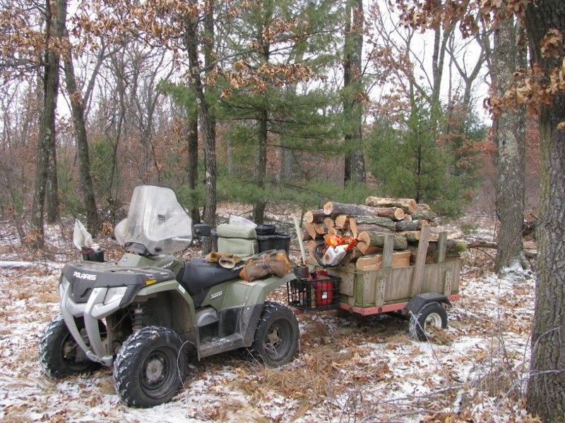 It's firewood cuttin' weather!