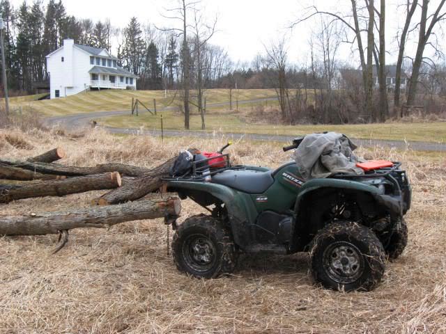 My single log skidder in action per request