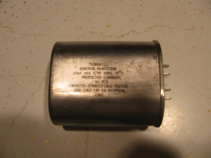 Electric motor/capacitor hookup help