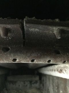 Jotul cast iron failure after two years?
