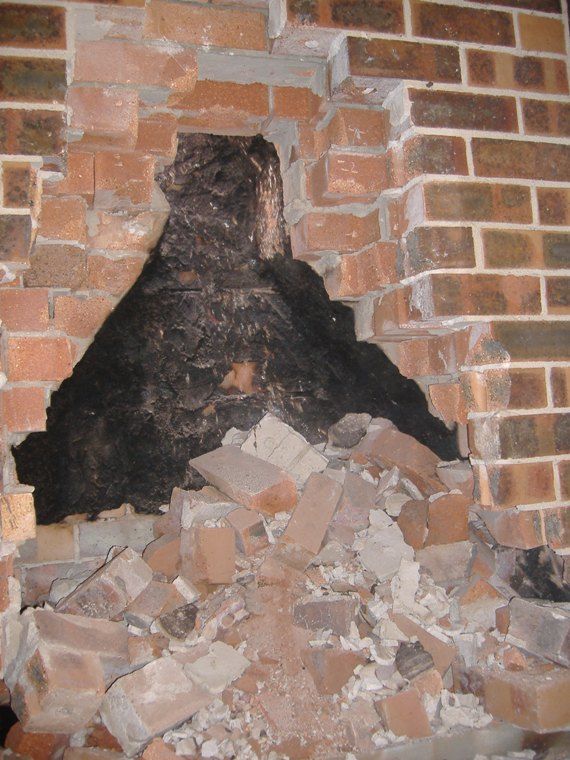 Fireplace chimney cleaning