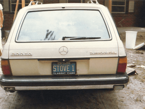 My old license plate - Stove1