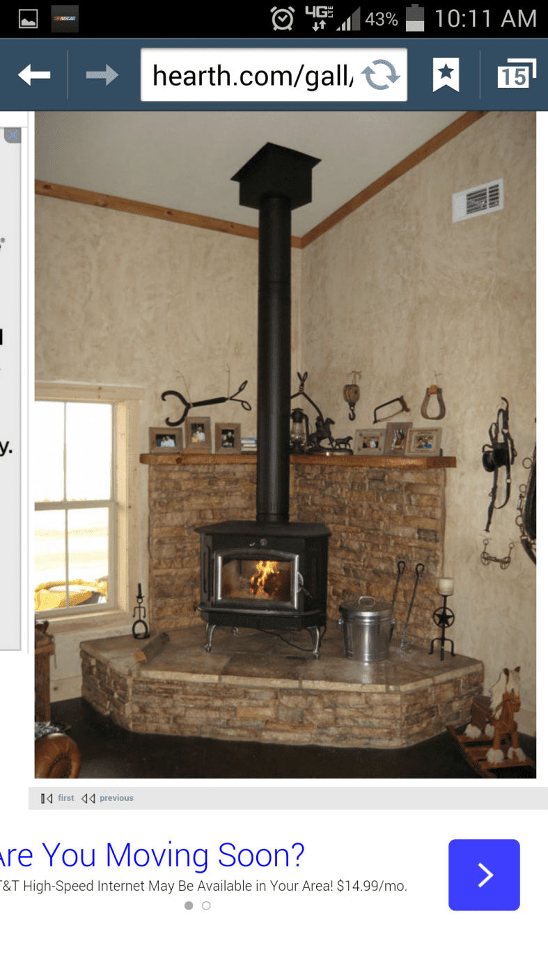 US Stove Do It Yourself Barrel Firebox Wood Heat Stove Kit 7 Cubic Feet