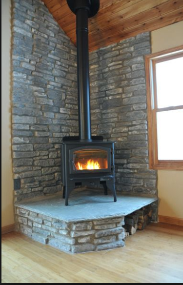A Fireplace Around Wood Burning Stove, Building A Log Burner Fireplace