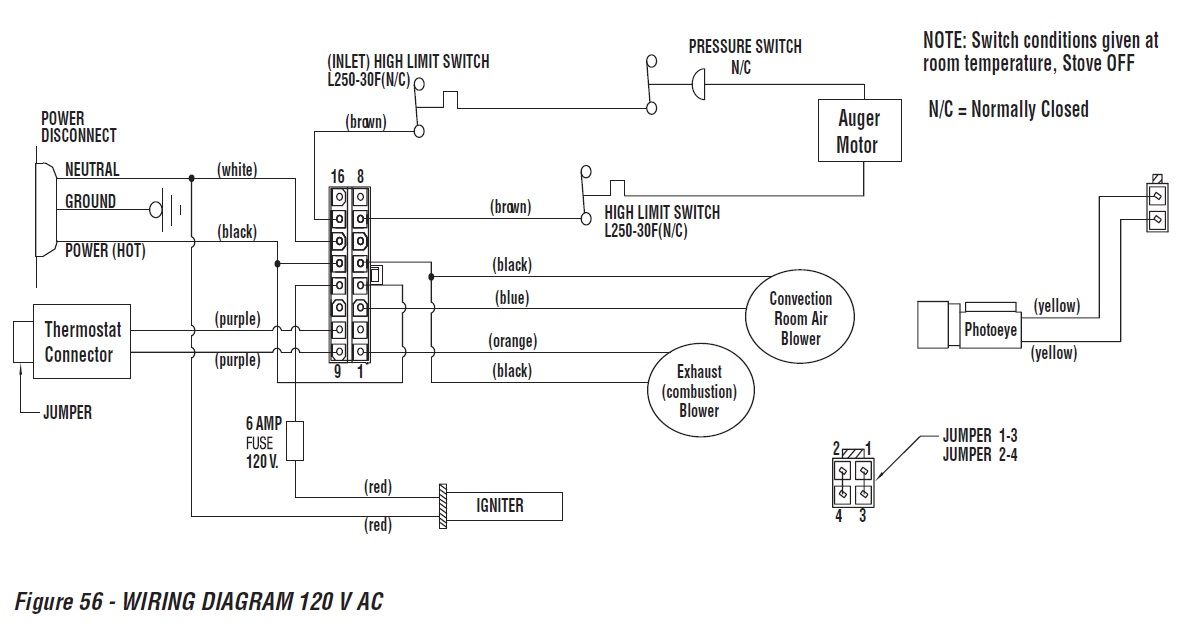 Whitfield Pellet Stove Wiring Diagram