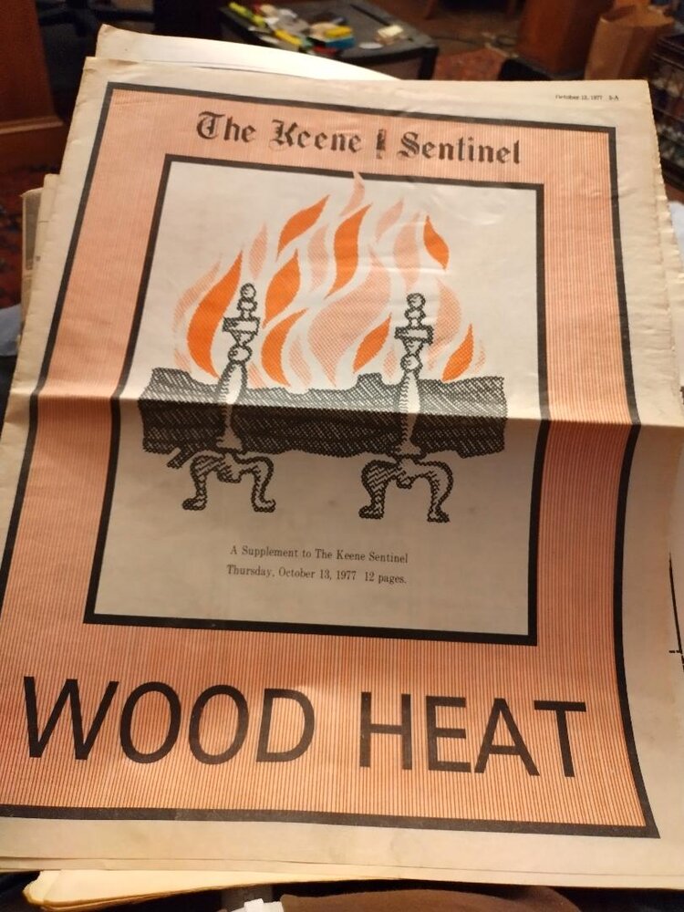1977 Fisher Ad in Wood Heat Supplement