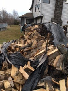 Wind and woodpile