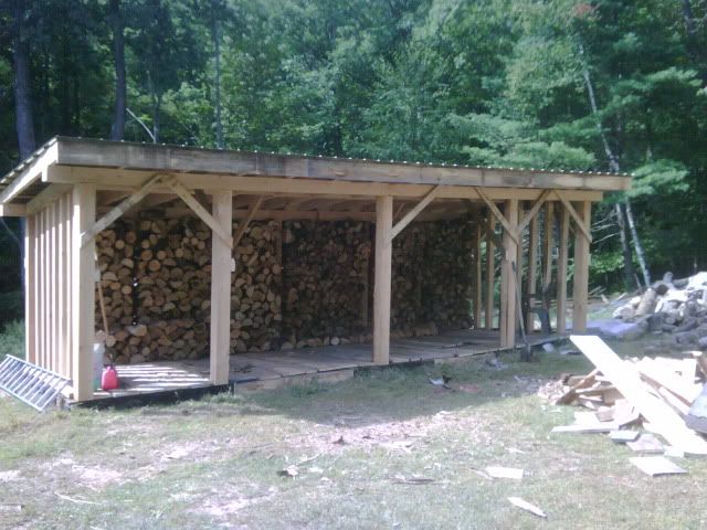 My new woodshed is complete!