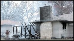 Neighbor almost burnt down house disposing ashes