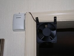 Automatic door fan