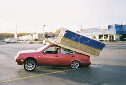 Can Micore 300 be transported on roof racks?