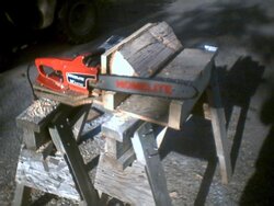 homemade firewood chop saw