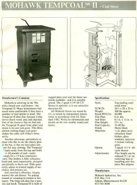 [Hearth.com] Does anyone know the BTU rating on a Tempcoal II