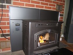 newbie with new stove..... the first fire