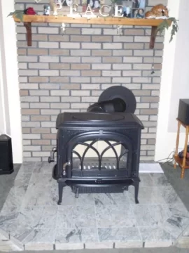 [Hearth.com] 2 - 90* Elbows and "T" - Granite Hearth Pic Too!!