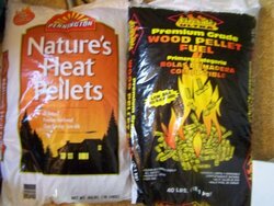 Homedepot Avon M.A: two types of pellets