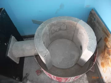 Burn chamber being assembled.jpg Burn chamber being assembled.jpg