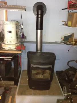 [Hearth.com] 5/12/13. Just fired up the pellet stove again