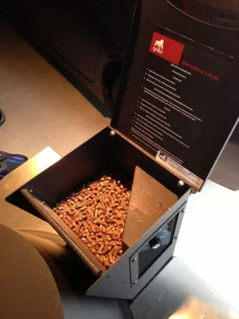 [Hearth.com] It's not a stove, but it does burn pellets