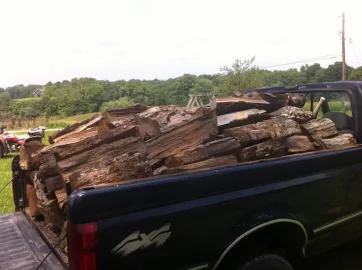 [Hearth.com] Firewood score from a friend