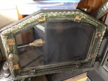 [Hearth.com] After 7 years time to change the Baby! Ash Door & Fire Door Gasket Change - See new step