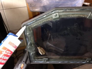 [Hearth.com] After 7 years time to change the Baby! Ash Door & Fire Door Gasket Change - See new step