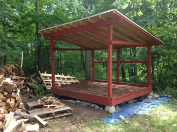 [Hearth.com] My woodshed, thanks all for the inspiration.