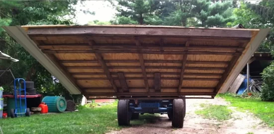 [Hearth.com] Moveable roof for top covering wood
