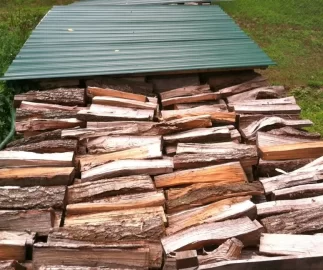 [Hearth.com] Moveable roof for top covering wood