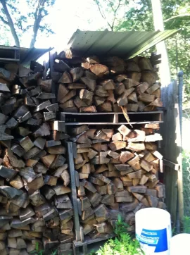 [Hearth.com] Moveable roof for top covering wood