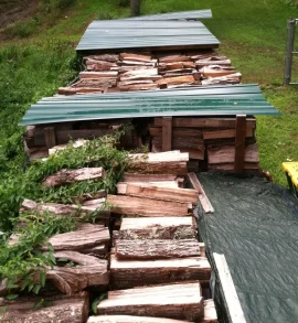 [Hearth.com] Moveable roof for top covering wood