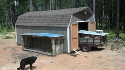 New wood shed