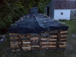 wood stack is back "up to snuff"!!