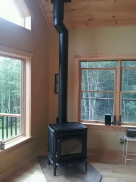 [Hearth.com] New stove install and clearances to insulation in ceiling