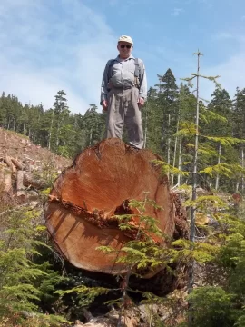[Hearth.com] Old Growth Fir Log