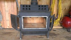 unknown fisher wood stove
