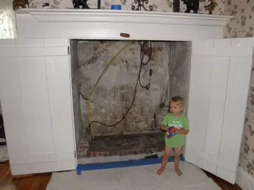 [Hearth.com] Where to Buy New Fireplace Doors and Wood Mantle?