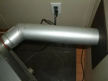 [Hearth.com] Installer want to install 3" pipe and run inside 5’ and then out? Is this OK?