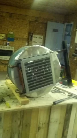 [Hearth.com] Garage heat exchanger build