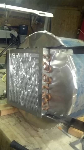 [Hearth.com] Garage heat exchanger build