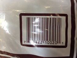 Need some help getting UPC codes of the pellet bags.
