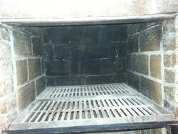 Does anyone have a cooking area built into their interior chimneys?