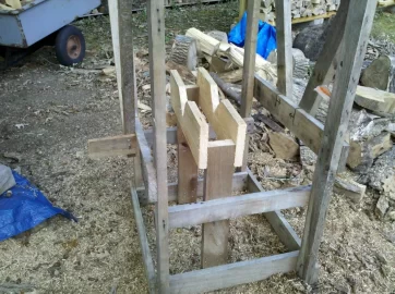 [Hearth.com] Saw Buck ,Pole Rack Mod #2