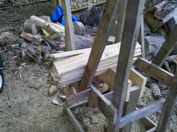[Hearth.com] Saw Buck ,Pole Rack Mod #2