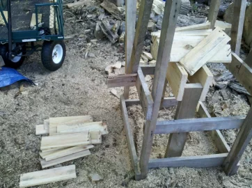 [Hearth.com] Saw Buck ,Pole Rack Mod #2