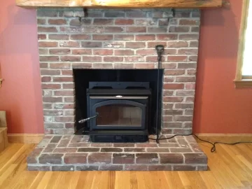 [Hearth.com] Wood stove insert installed - Thanks for the help Hearth.com!