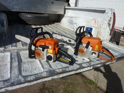 Just added 2 used saws, Stihl MS250 and MS170